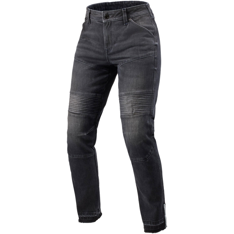 Jeans da moto Revit Moto 2 Slim da donna grigio scuro
