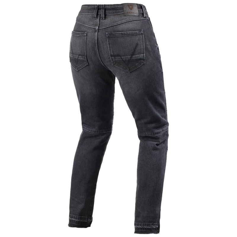 Jeans da moto Revit Moto 2 Slim da donna grigio scuro