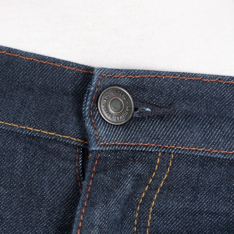 Jeans da motociclista Oxford Original Approved AAA Slim Jeans blu lavato
