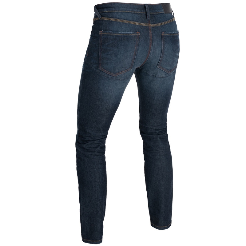 Jeans da motociclista Oxford Original Approved AAA Slim Jeans blu lavato