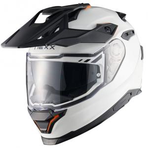 Casco moto enduro NEXX Y.TRAVL Plain bianco
