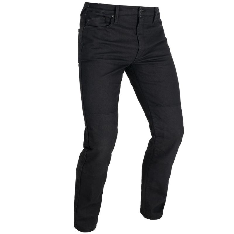 Jeans da motociclista neri Oxford Original Approved AAA Slim Jeans