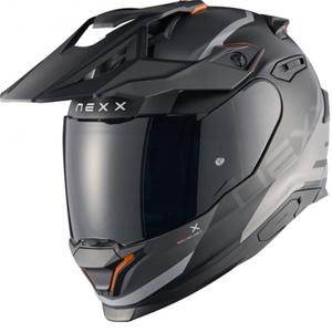 Casco moto enduro NEXX Y.TRAVL Quest nero opaco-grigio
