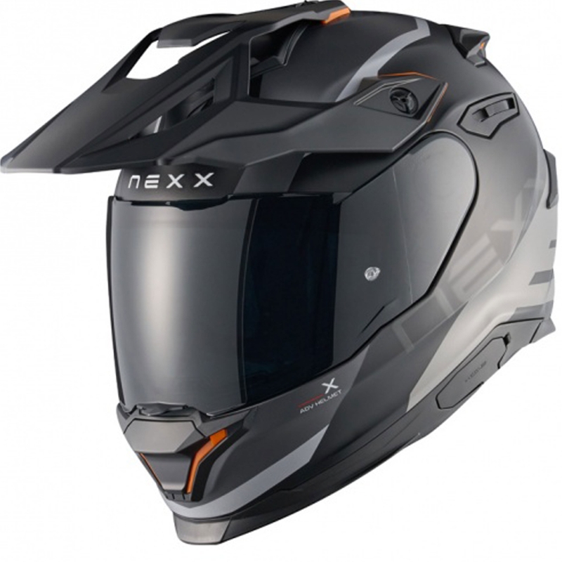 Casco moto enduro NEXX Y.TRAVL Quest nero opaco-grigio Saldi