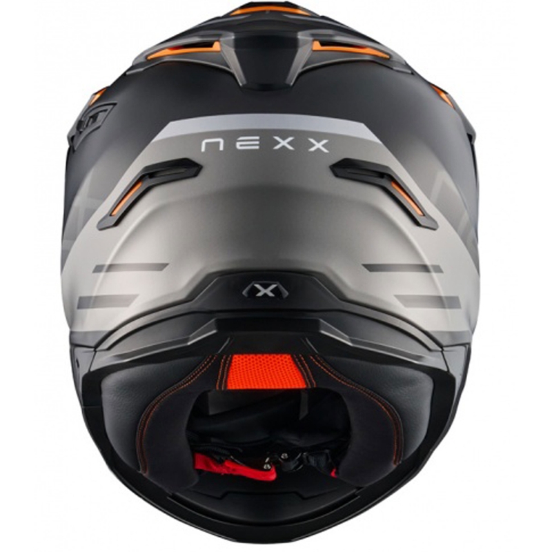 Casco moto enduro NEXX Y.TRAVL Quest nero opaco-grigio Saldi