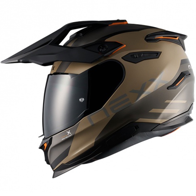 Casco moto enduro NEXX Y.TRAVL Quest sabbia-nero opaco