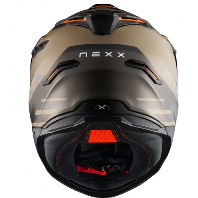 Casco moto enduro NEXX Y.TRAVL Quest sabbia-nero opaco