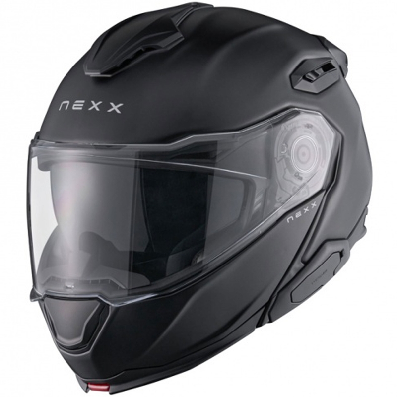 Casco moto flip-up Nexx X.Lifetour Plain nero opaco