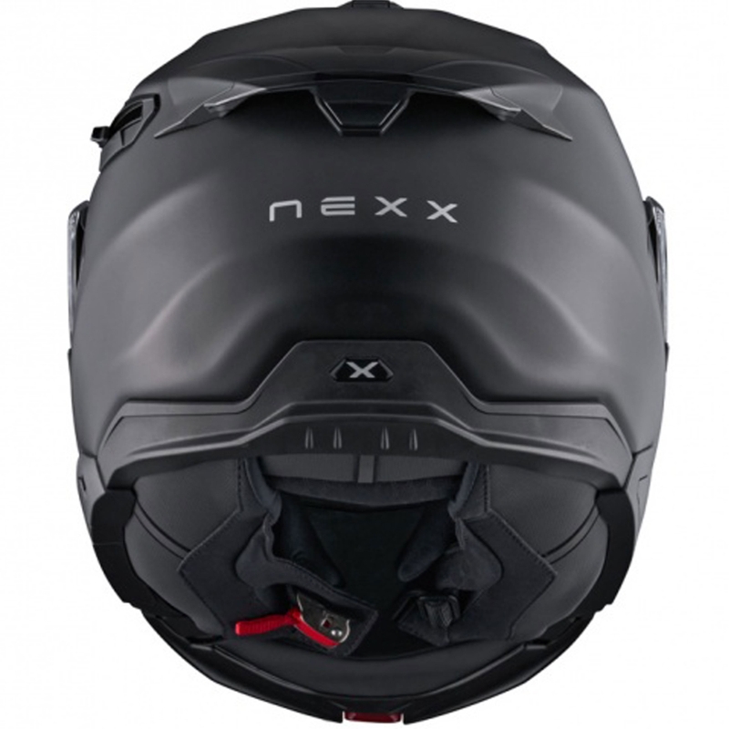 Casco moto flip-up Nexx X.Lifetour Plain nero opaco