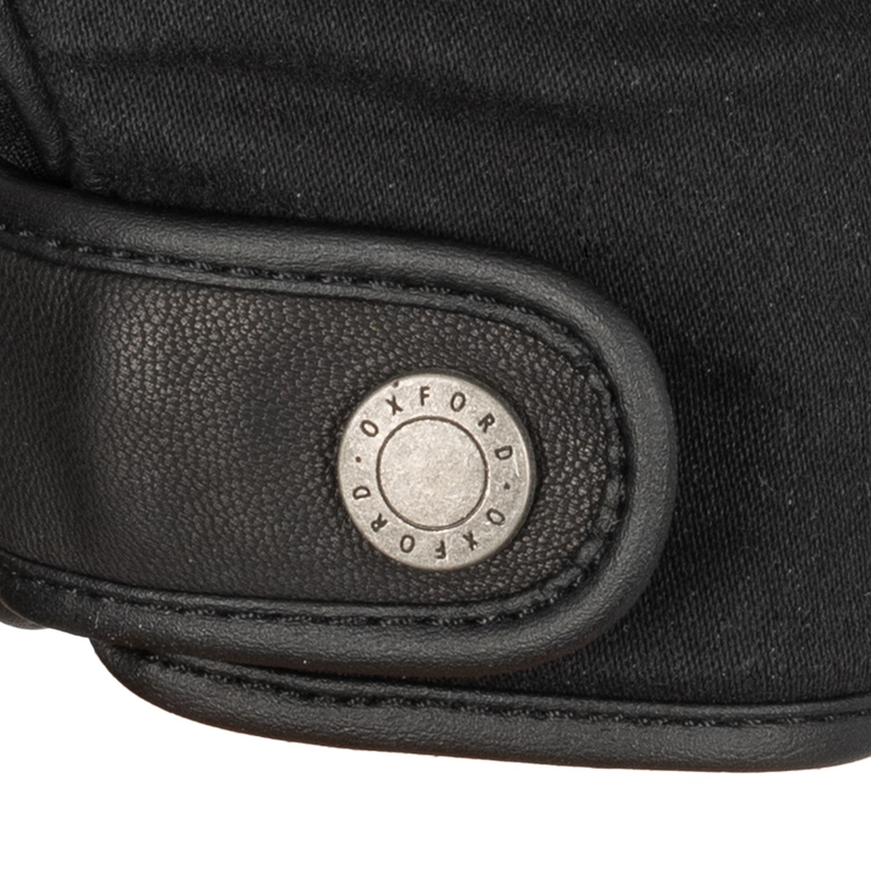 Guanti da moto da donna Oxford Kickback neri