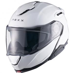 Casco moto flip-up Nexx X.Lifetour Plain bianco opaco