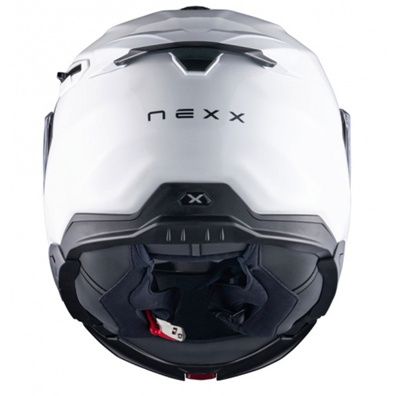 Casco moto flip-up Nexx X.Lifetour Plain bianco opaco