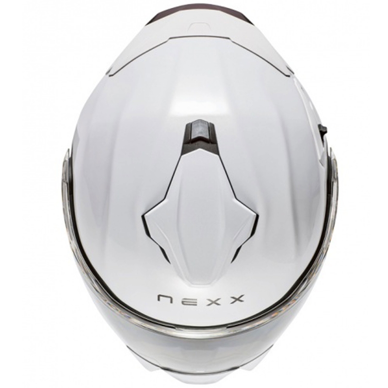 Casco moto flip-up Nexx X.Lifetour Plain bianco opaco
