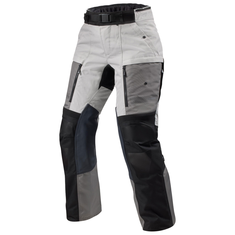 Pantaloni da moto da donna Revit Sand 5 H2O argento-nero