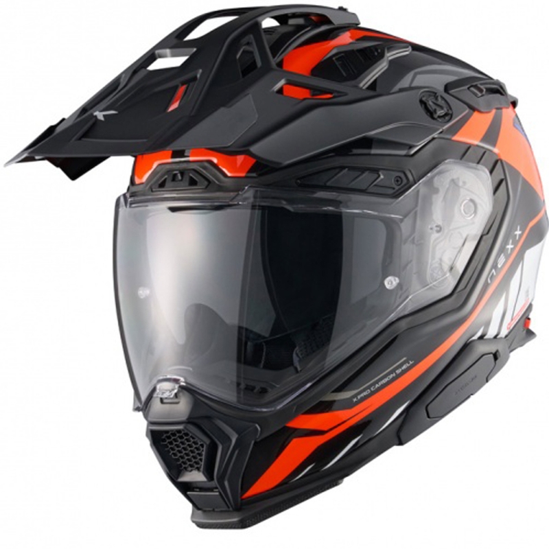 Casco da moto Enduro Nexx X.WED3 Gobi arancione-bianco in offerta Saldi