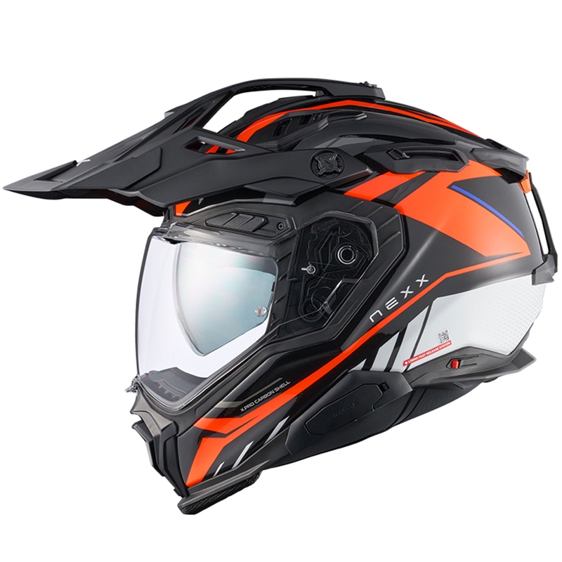 Casco da moto Enduro Nexx X.WED3 Gobi arancione-bianco in offerta Saldi