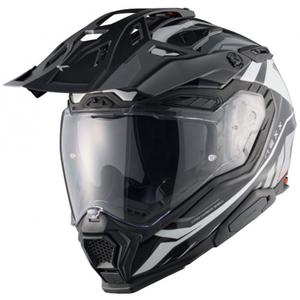 Casco moto enduro Nexx X.WED3 Gobi bianco-grigio