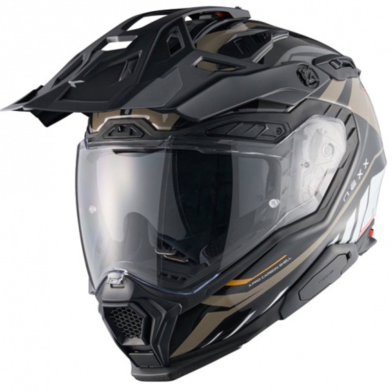 Casco moto enduro Nexx X.WED3 Gobi sabbia-bianco
