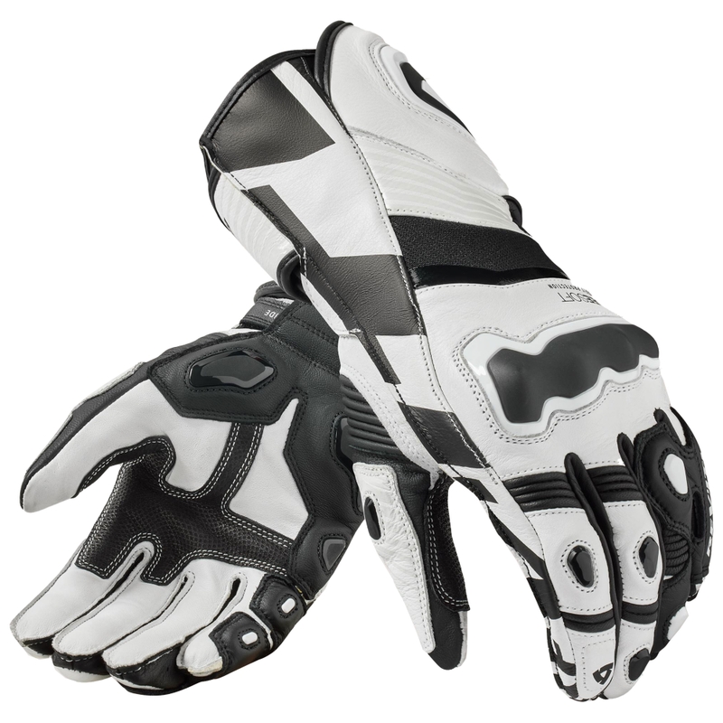 Guanti da moto Revit Jerez 4 bianco-nero