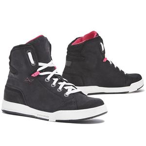 Stivali da moto da donna Forma Swift Lady Dry nero-bianco