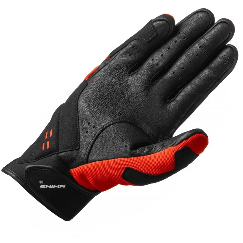 Guanti da moto Shima Drift rosso-nero