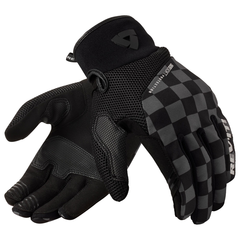 Guanti da moto Revit Surge neri-grigi
