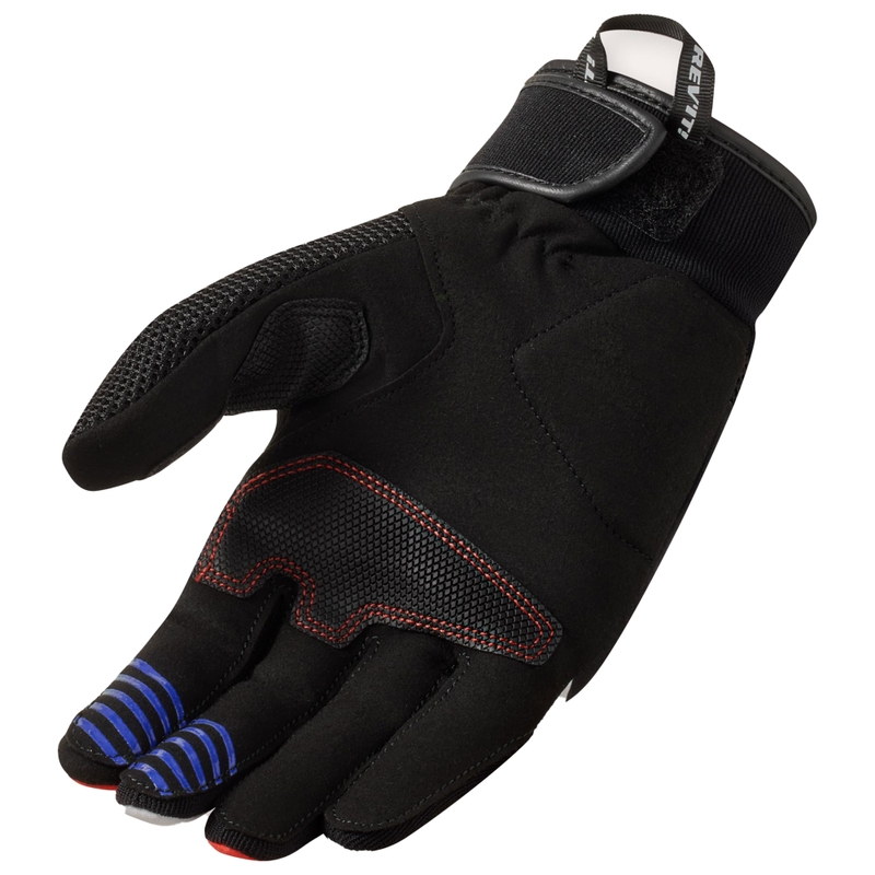 Guanti da moto Revit Surge neri-rossi