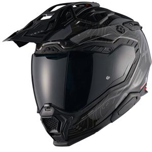 Casco moto enduro Nexx X.WED3 Furka nero-grigio