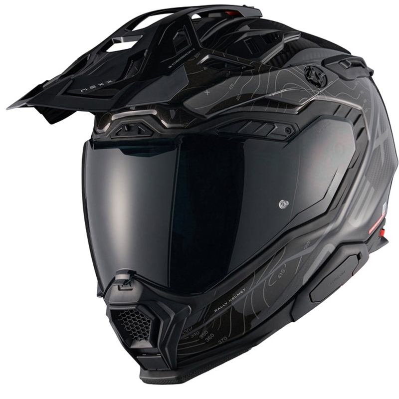 Casco moto enduro Nexx X.WED3 Furka nero-grigio