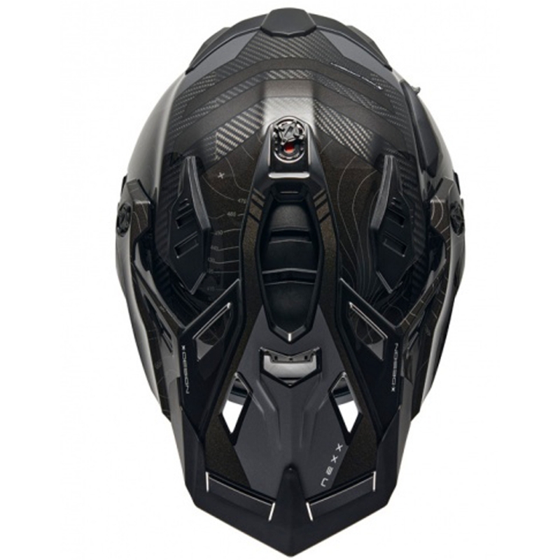 Casco moto enduro Nexx X.WED3 Furka nero-grigio