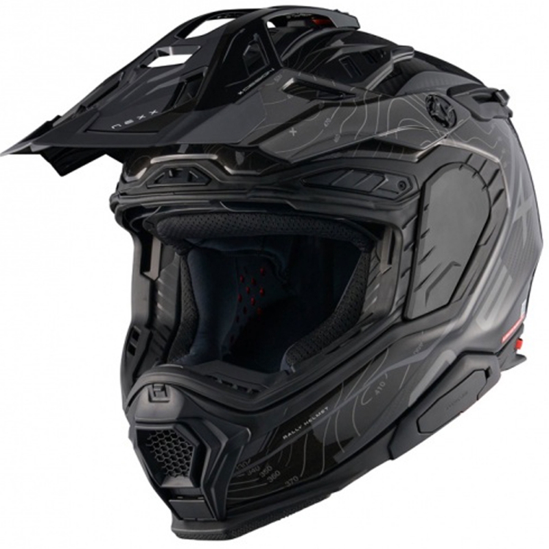 Casco moto enduro Nexx X.WED3 Furka nero-grigio