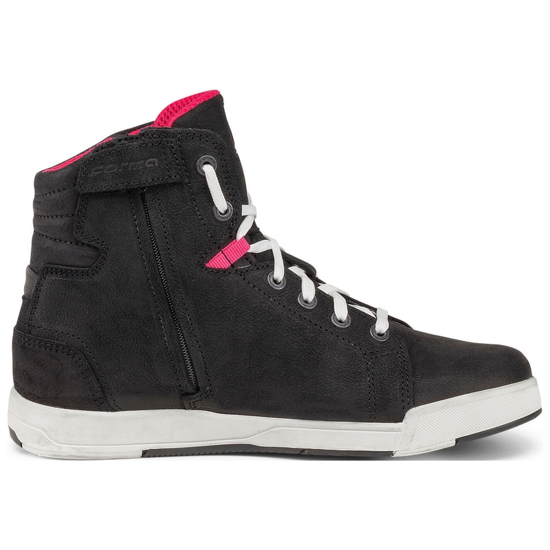 Stivali da moto da donna Forma Swift X Fit Dry Lady nero-bianco