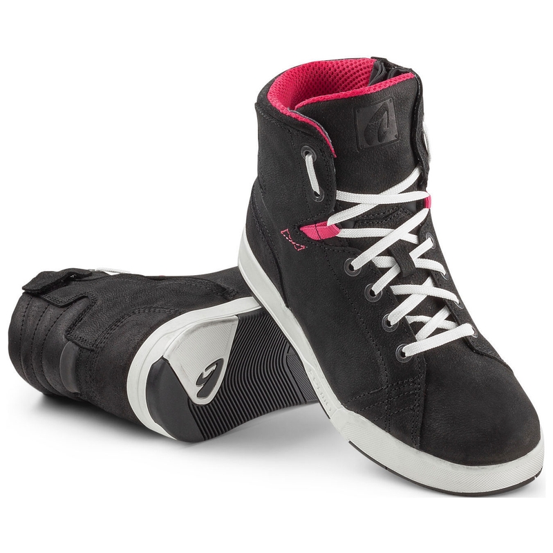 Stivali da moto da donna Forma Swift X Fit Dry Lady nero-bianco