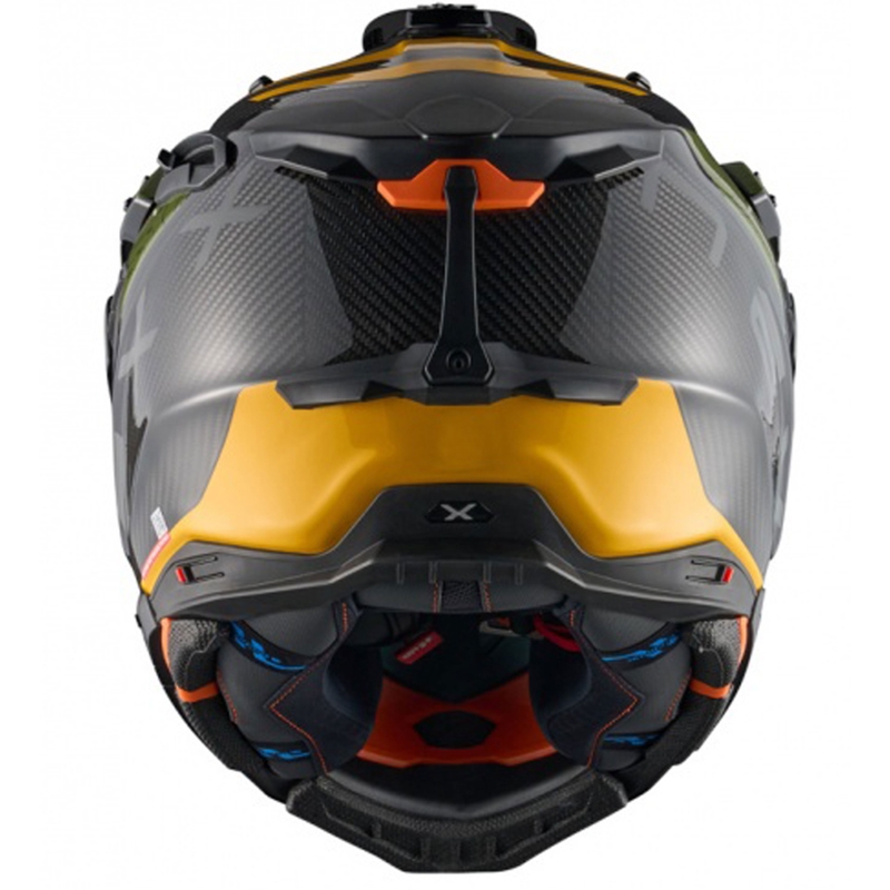 Casco moto enduro Nexx X.WED3 Furka verde-giallo