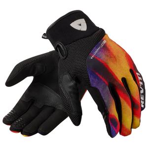 Guanti da moto Revit Surge nero-arancione