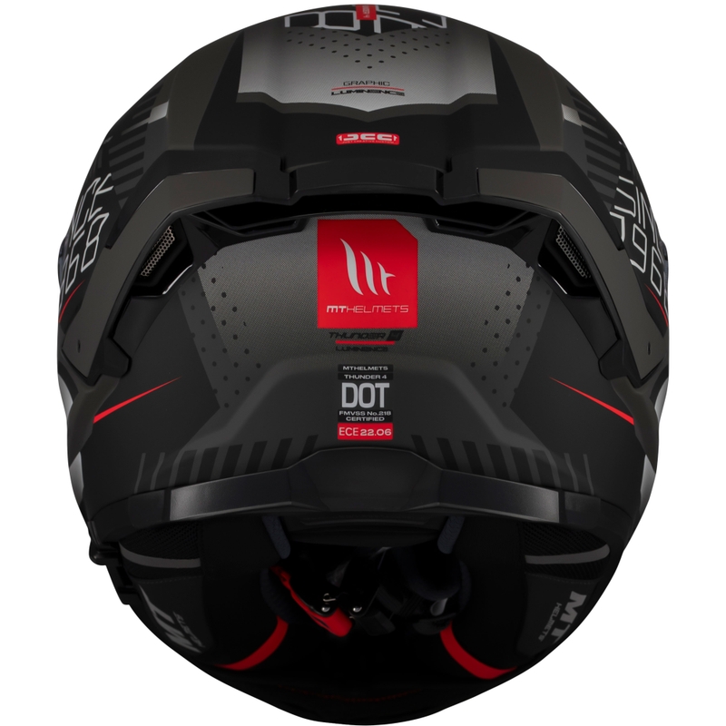 Casco integrale da moto MT Thunder 4 SV Luminence nero opaco