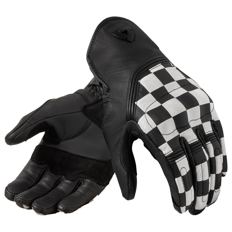 Guanti da moto Revit Redhill bianco-nero