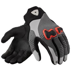 Guanti da moto Revit Kinetic 2 grigio-rosso