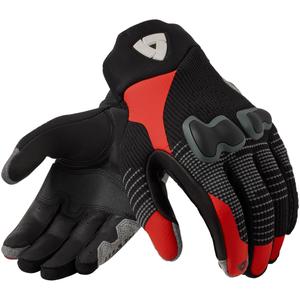 Guanti da moto Revit Kinetic 2 nero-rosso
