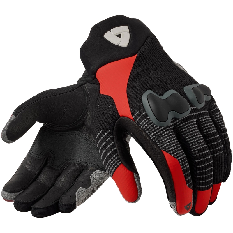 Guanti da moto Revit Kinetic 2 nero-rosso