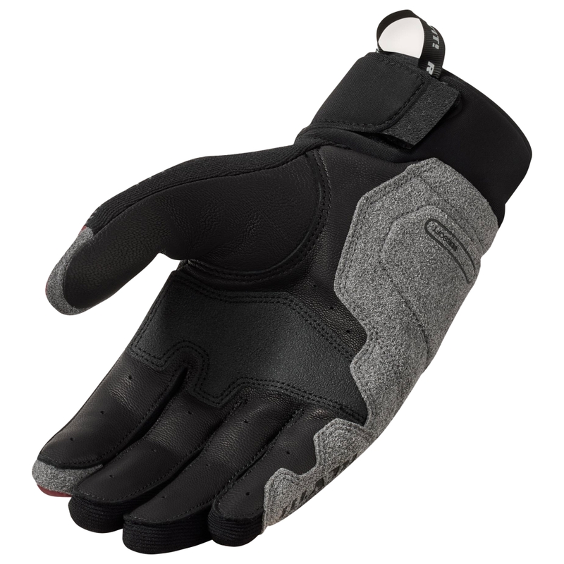 Guanti da moto Revit Kinetic 2 nero-rosso