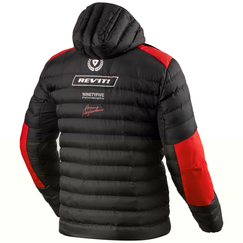 Giacca Revit Payload Nero-Rosso
