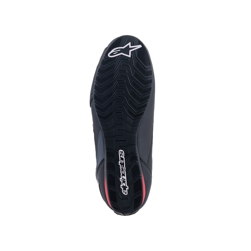 Stivali da moto Alpinestars Faster-3 Rideknit nero-rosso-giallo fluo-grigio