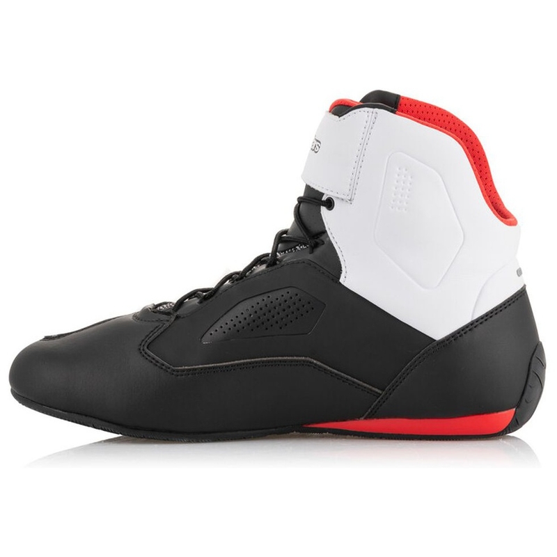 Stivali da moto Alpinestars Faster 3 Rideknit Nero-Bianco-Rosso