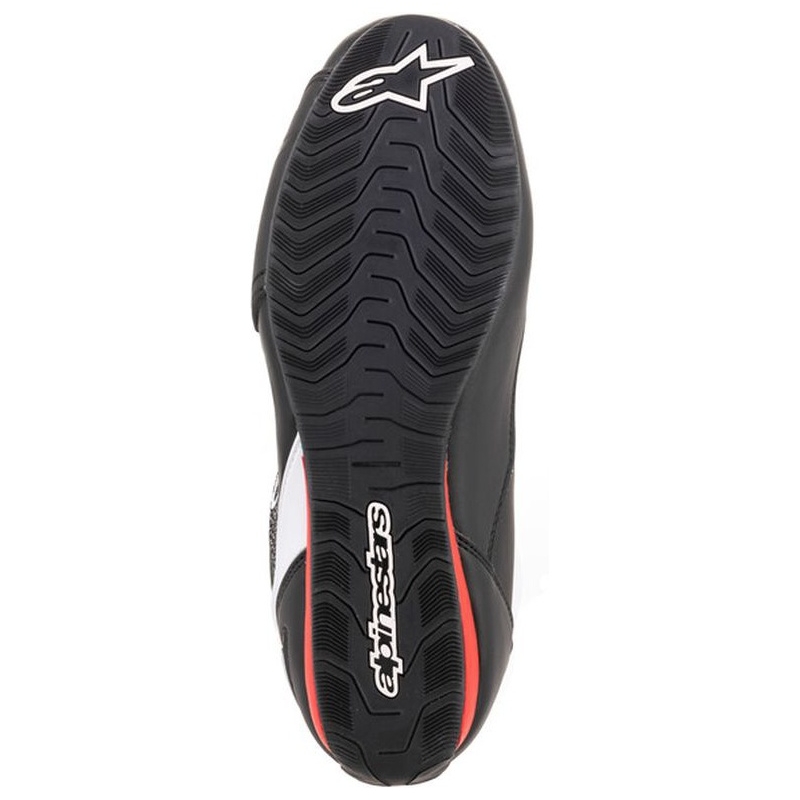 Stivali da moto Alpinestars Faster 3 Rideknit Nero-Bianco-Rosso