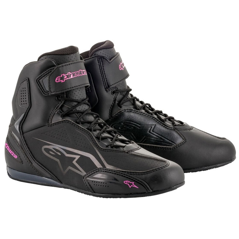 Stivali da moto Alpinestars Stella Faster 3 da donna nero-viola