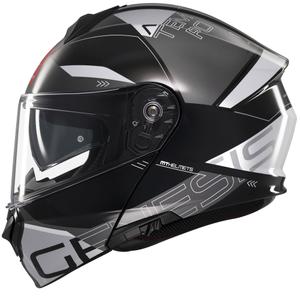 Casco moto modulare MT Genesis SV Atempo nero-grigio