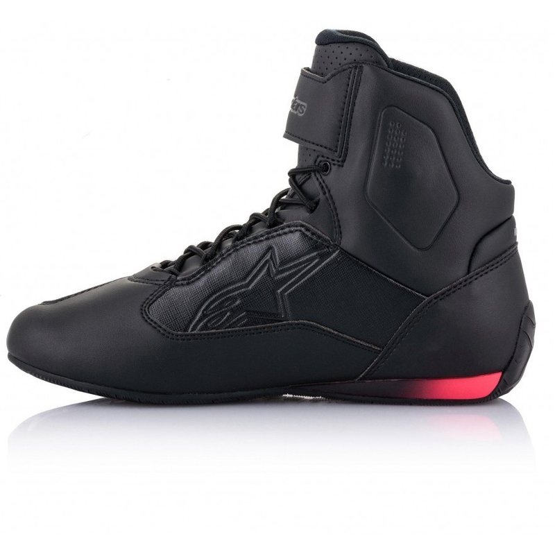 Stivali da moto Alpinestars Stella Faster 3 da donna nero-argento-rosa