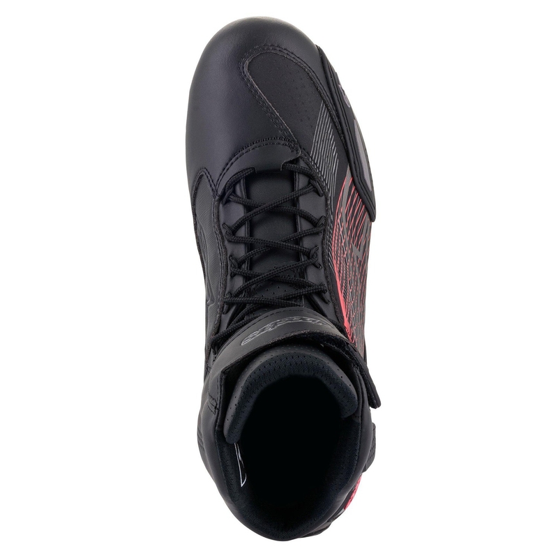 Stivali da moto Alpinestars Stella Faster 3 da donna nero-argento-rosa