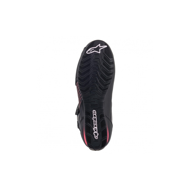 Stivali da moto Alpinestars Stella Faster 3 da donna nero-argento-rosa